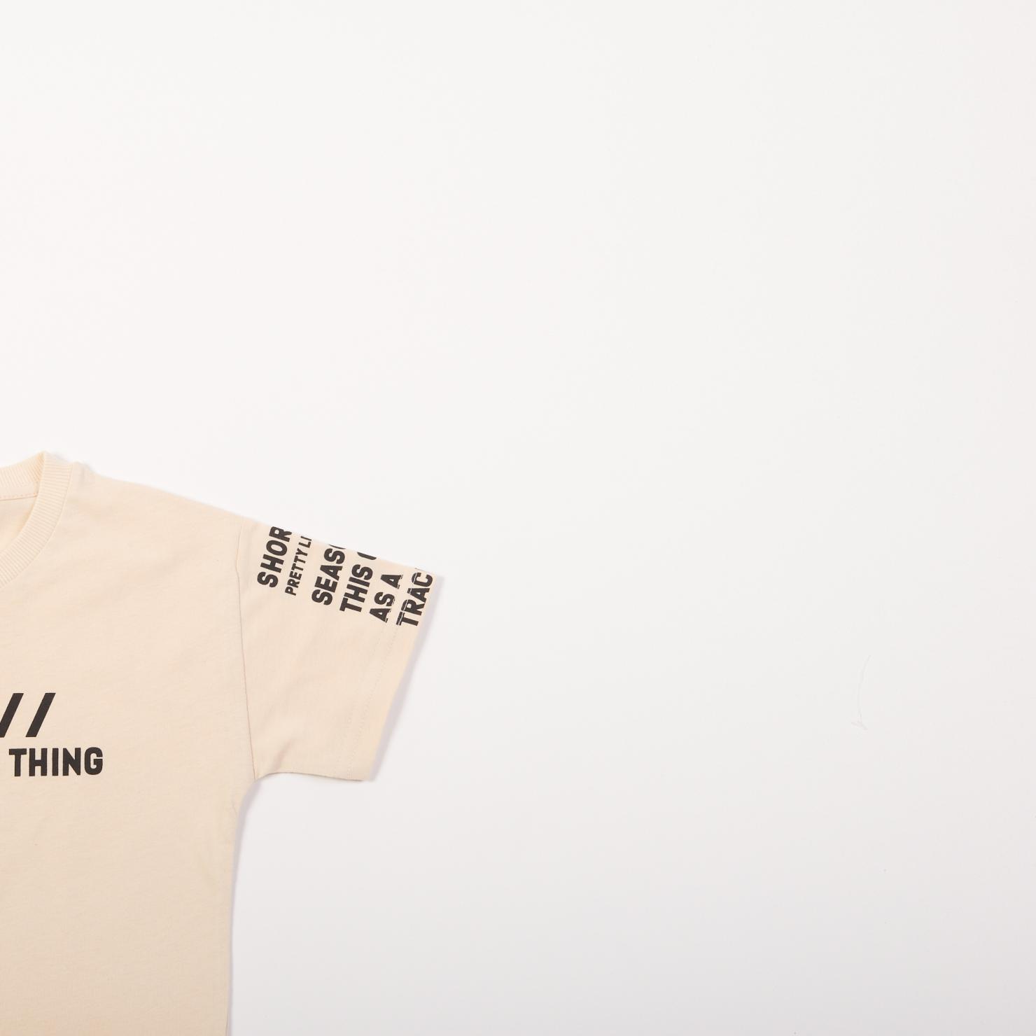Trax Παιδικό Σετ Pretty Little Thing Μπεζ με Σορτς - Image 3